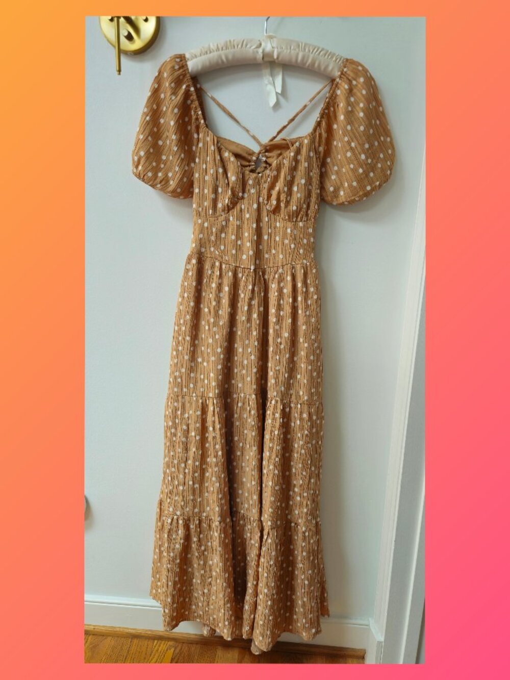 Polka dot American Eagle Maxi Dress